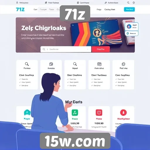 Exploração das principais funcionalidades do site 71z